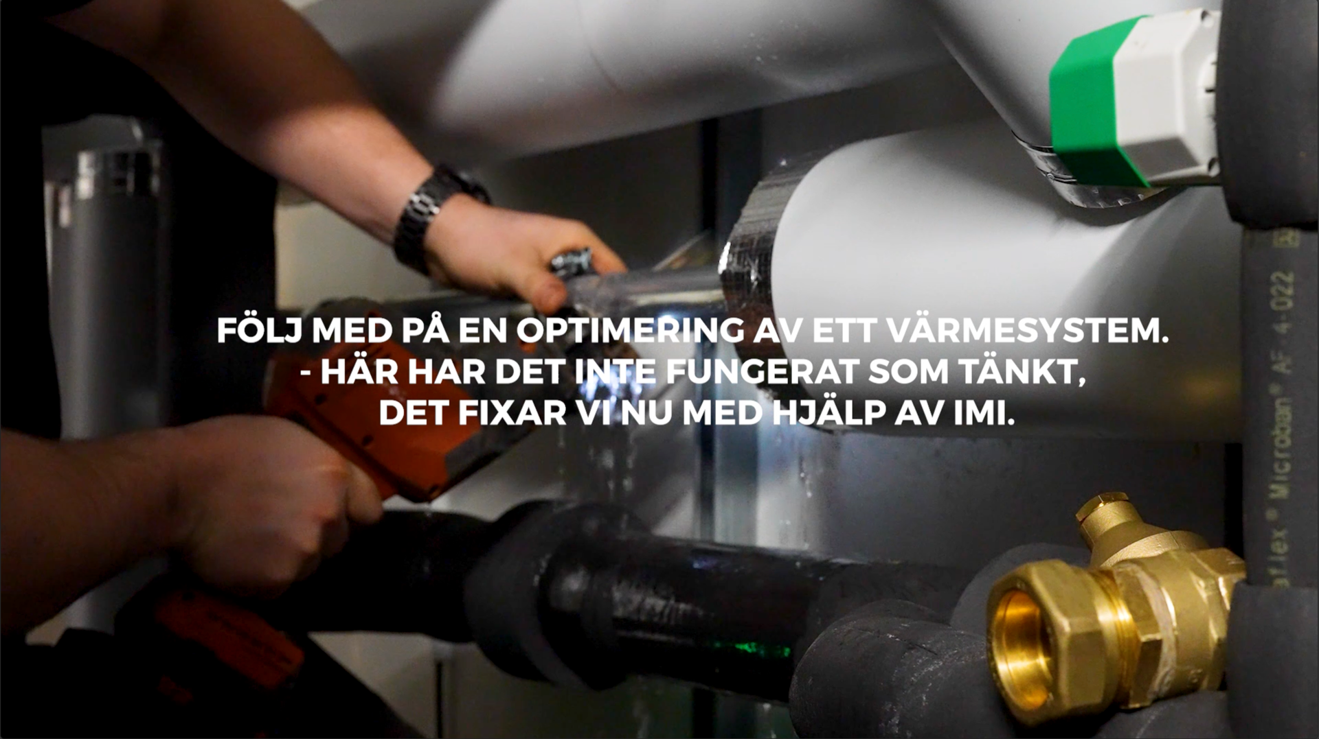 Tryckhållning och installation av Zeparo Cyclone från IMI.